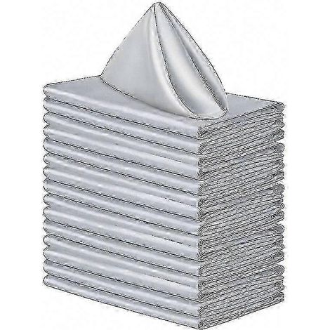 1/5 Serviettes de table unies, lavables, sans couture, style royal brillant, décoration de table glamour pour hôtels, restaurants, banquets, mariages et fêtes luxueuses