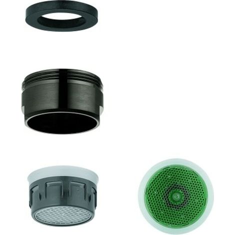 Strahlregler 46837 verstellbar hard graphite gebürstet (1/2)