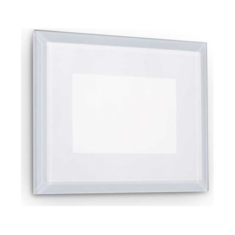 Faretto Moderno Indio Alluminio Bianco Led 5W 3000K Luce Calda (1/2)