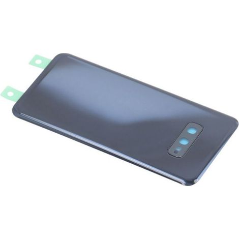 Pwshymi Coque arrière en verre pour S10e Remplacement du couvercle de la porte arrière en verre avec telephonie pack Blanc Noir (1/5)