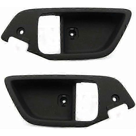 Ensemble de caches de poignée intérieure de porte avant gauche et droite pour Hyundai Tiburon Coupé 2003-2008 826112C000 826212Noir SZRH (1/5)