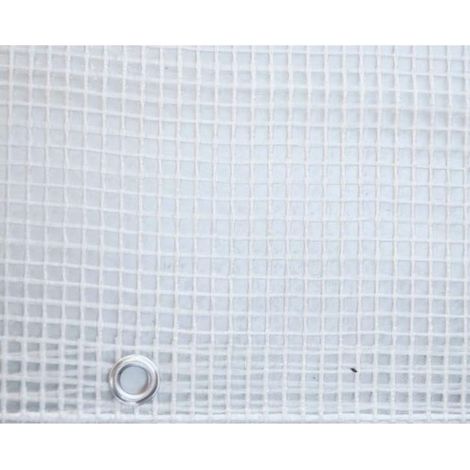 Telo Tenda Polietilene Retinato Trasparente Con Occhielli Cm 600x400 Ferr 216722 (1/2)