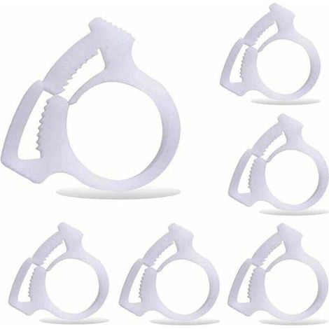 6 pièces B15 pinces de fixation du tuyau de balayage de piscine, convient pour le nettoyeur de piscine Polaris 180 280 360 380 480 (1/4)