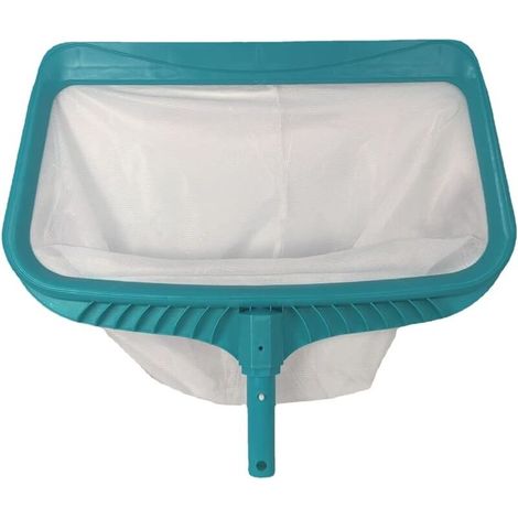 Schwimmbadkescher, tiefer Kescher ohne Teleskopstange, für die meisten Standardstangen, Laubkescher, Poolzubehör für Schwimmbad, Aquarium, Teichreinigung, 42 x 24,5 cm