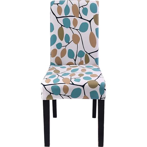 Housse De Chaise Extensible En Polyester Et Élasthanne Pour Salon Cuisine Bureau Mariage Lot De 1 (1/5)
