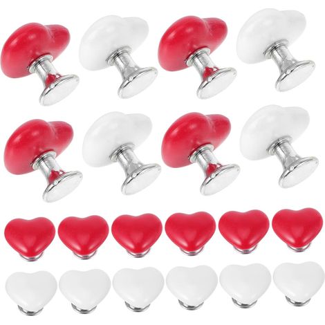 Bouton-poussoir de Toilette de Cœur 20 Pièces Plastique (1/5)