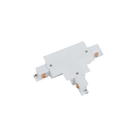 Connecteur T rail encastré 3 circuits gauche blanc Nowodvorski 8247