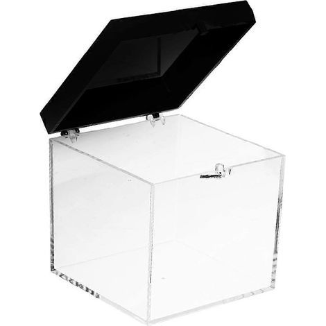 Boîte transparente pour spécimens minéraux, boîte de rangement réutilisable pour échantillons minéraux.-6.80X6.80X6.80CM (1/3)