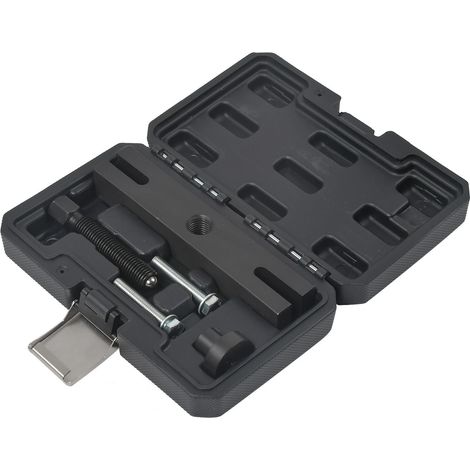 1 extracteur de poulie de vilebrequin à 2 bras, acier Cr-V 62 HRC, revêtement zingué, poignée caoutchouc, compatible Ford EcoBlue 2.0 (1/5)