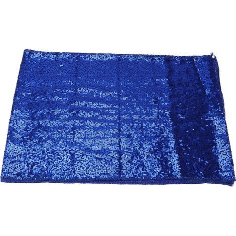 Nappe à Paillettes Bleu Foncé pour Noël, Mariage, Anniversaire et Fêtes - Décoration de Table (1/5)