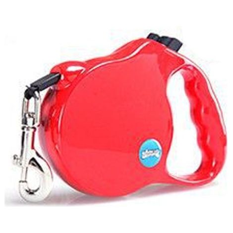 CINGHIA ESTENSIBILE CON CORDINO ROSSO FINO A 15 KG 3 METRI  OFFERTA ESCLUSIVA