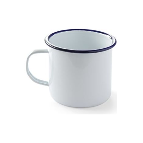 Tazza smaltata con manico, bianca, 520 ml, Hendi 621301 (1/3)