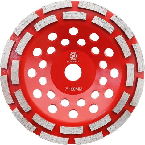Diamant Schleiftopf 180mm Doppelreihe für Beton & Granit (1/5)