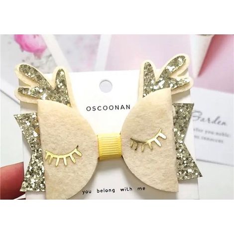 Nœud de Noël pour cheveux - Tissu - Barrette à cheveux - Accessoire de Noël - Décoration de fête (1/4)