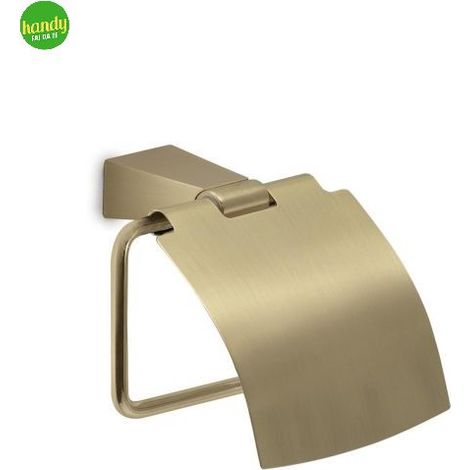 Portarotolo coperto da muro in acciaio inox e Cromall TN25 Gedy serie TONALE Oro Matt (1/2)