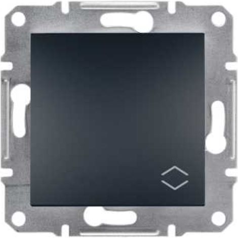 Asfora IP44 Treppenschalter mit anthrazitfarbenem Gehäuse EPH0400471
