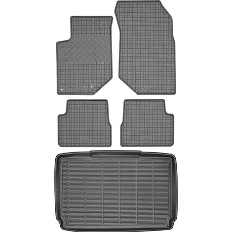 Set di tappetini in gomma per auto e tappetino per bagagliaio per Opel Corsa F Hatchback dal 2019