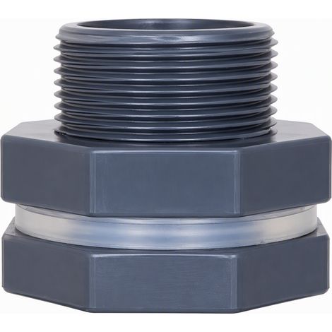 Raccord de tuyau PVC à filetage femelle 1,5 pouces, raccord de réservoir d'eau et château d'eau, manchon pour tuyau d'évacuation et arrosage (1/5)