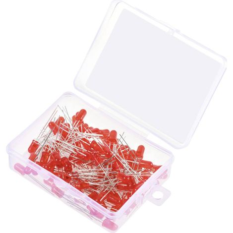 TRU COMPONENTS Diodo LED Rosso Rotondo 5 mm 420 mcd 30 ° 20 mA 1.8 V, 2.4 V (1/3)