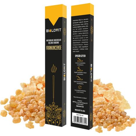 Varitas de incienso natural con aroma a incienso - 40 g (1/4)