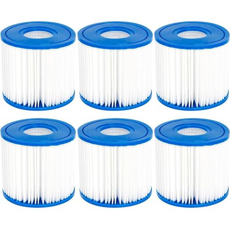 Lot de 6 filtres pour Piscine Summer Escapes de Type D, Summer Waves P57100102, SFS-350 RP-350 RP-400 RP-600 RX-600… (1/5)