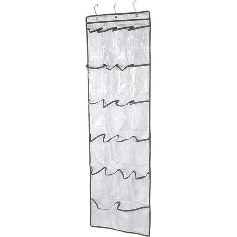 royaluxe - Tenture Murale Sacs de Stockage Rangement Au-Dessus de la Porte Chaussure Organisateur Rack étagère Oxford Tissu Stockage Suspendu Economiseur d'espace avec 22 Poches 45146cm (1/5)