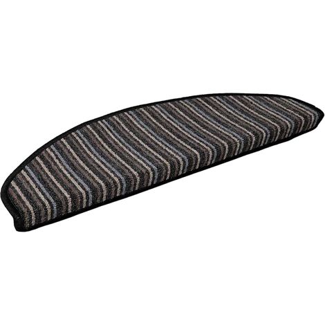 Tapis d'escalier auto-adhésifs 15 pcs Anthracite 65 x 21 x 4 cm (1/5)