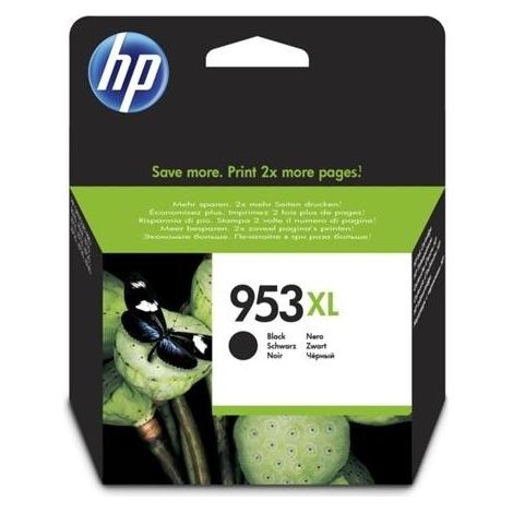 HP Cartucho de tinta Original 953XL de alto rendimiento negro