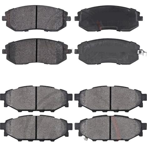KIT PASTIGLIE FRENO ANTERIORI E POSTERIORI compatibile con MITSUBISHI COLT CZC VI CABRIOLET (RG) / PASTIGLIE FRENANTI AUTO OEM P 50 055,P 54 023 / SOSTITUZIONE DIRETTA / BASSA POLVERE / SILENZIOSO