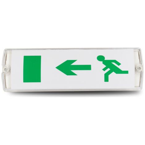 Eclairages de Sécurité à Led, Classe de Protection : IP20, Panneau d'indication de Sortie / de Secours, Lumineux (1/4)