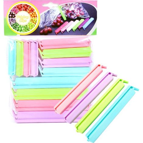 36 clips de sellado, clips para sellar bolsas, clips de plástico, clips de sellado de cocina reutilizables (1/5)