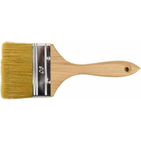 Brosse Anglaise - 90 mm - Virole Métal Galvanisé - Composite Bois Fibres Synthétiques - 1 Pièce (1/3)