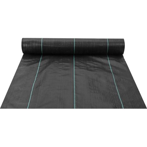 Mulch film 5 m × 4 m, 70 g/m² – Geotextile weed barrier, UV-resistant, water-permeable, weed-suppressing (1/5)