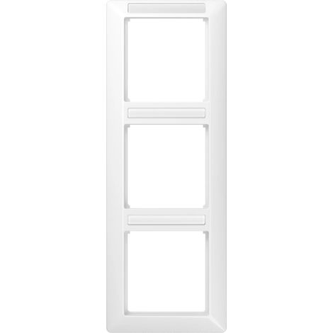 Jung Marco 3 elementos, con ventana (a prueba de salpicaduras), AS 500, termoplástico, blanco alpino, montaje vertical AS 583 BF INA WW