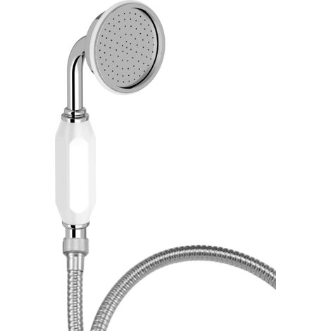 Pommeau de douche JACOB DELAFON Cléo 1889 chrome + flexible