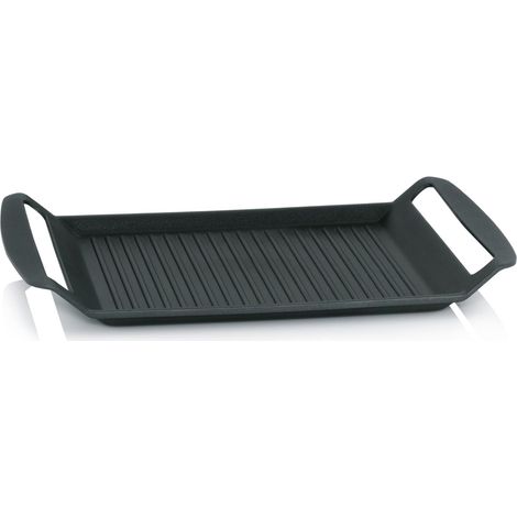 Kela 11564, Piastra da grill per fornelli, Ghisa di alluminio, Adatta a piani a induzione, 30 x 24 cm, Kerros (1/5)