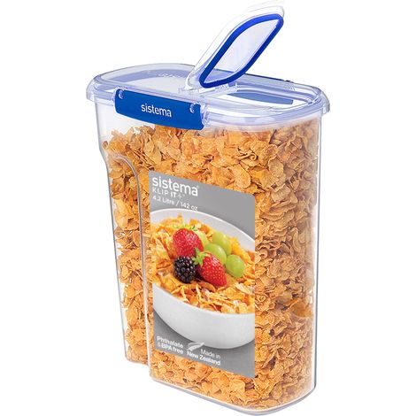 Sistema KLIP IT PLUS contenitori per alimenti Starter Set Set da 6 contenitori ermetici (AN2) Guarnizione ermetica Semplici clip di chiusura Senza BPA (1/5)