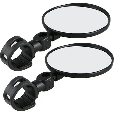 Rétroviseurs de moto - Rétroviseur convexe grand angle, durable et réglable, une paire