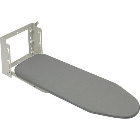 Planche à repasser pliable 36 x 12 in dans la zone de repassage - Planche à repasser avec housse résistante à la chaleur - Dimensions pliée : 33 x 10 x 56 cm - Table à repasser réglable en hauteur