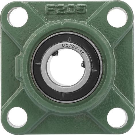 Palier à Semelle, Acier à Roulement 30 Mm / 25,4 Mm Propriétés Mécaniques, Résistance à L'usure Roulement à Semelle Carrée avec 4 Trous Montés sur une Base Solide (UCF205-16) (1/5)