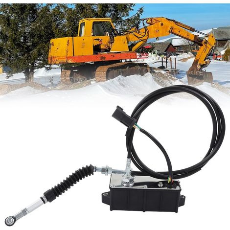 Moteur de papillon carré Hyundai 21EN-32260 compatible avec les carburants R110-7, R150LC-7, R150LC-9 et R150W-7 (1/5)