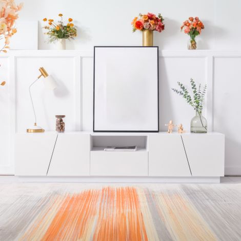 Mueble de TV moderno, 170 cm. Estilo patchwork diagonal. (1/5)
