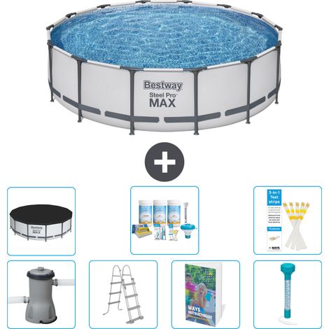 Bestway Piscina Bestway Steel Pro MAX Rotonda - 427x122 cm - 8-pezzi  S574 (1/4)