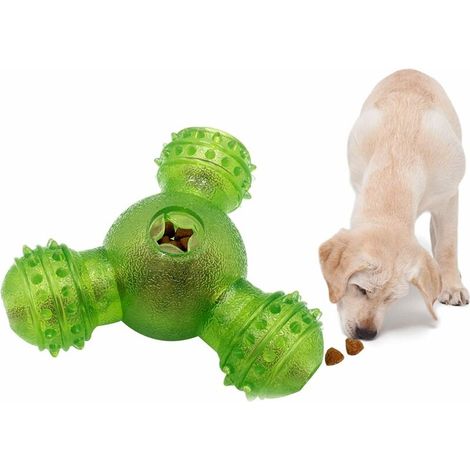 Interactive Dog Toy, Dog Treats Dispenser, Dog Food Dispenser, Bite Resistant Rubber Chew Toy (1/5)