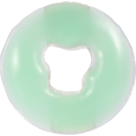 Coussin de massage visage en silicone douce, coussin de soins spa, oreiller de beauté vert clair (1/4)