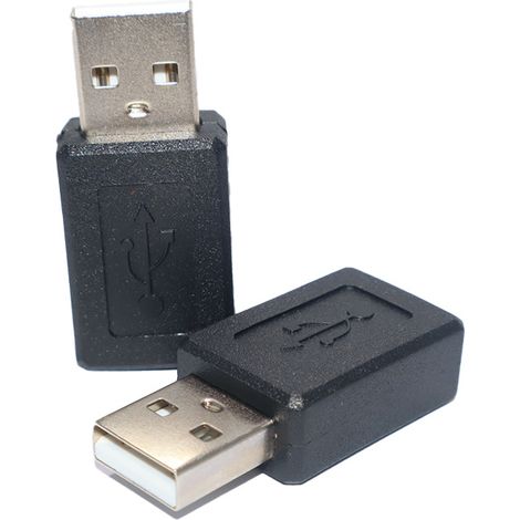 Wholesale USB male to mini-USB female adapter, mini-USB female to USB male charging and data converter (1/4)
