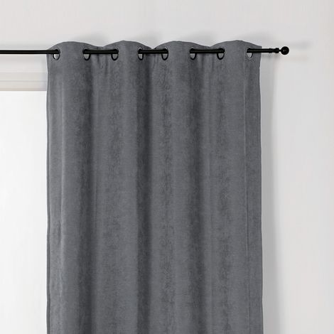 Rideau Alaska isolant et 100 % occultant Gris anthracite 140x350 cm (1/3)