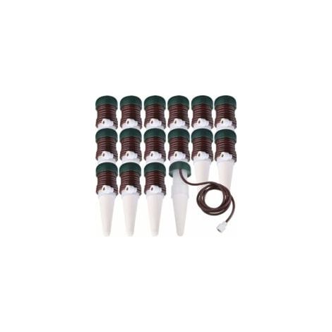 Bewässerungsstäbe, automatisches Bewässerungssystem, selbsttropfende Pflanzenbewässerung, langsame Freisetzung für Zimmer- oder Außenpflanzen (16er-Pack) (1/5)
