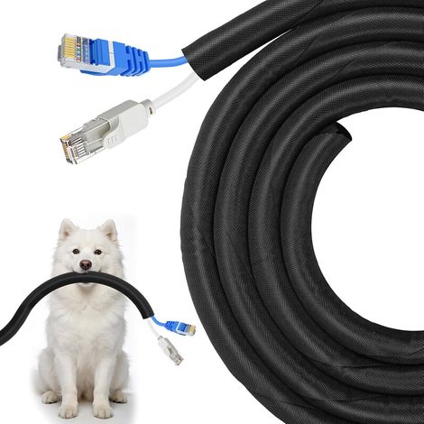 Gaines de Câbles 3 Mètres 13mm, Protecteur de Cordon pour Chien et Chat (1/5)
