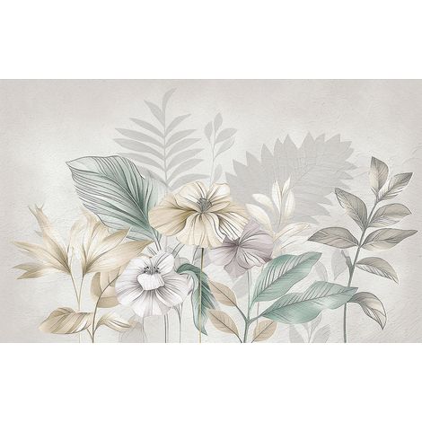 Papier peint panoramique - Fleurs - 130 cm x 81 cm (1/2)